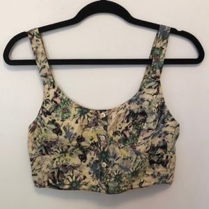 Urban Outfitters floral crop top